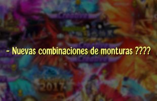 – Nuevas combinaciones de monturas ????