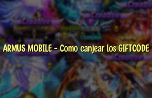 ARMUS MOBILE – Como canjear los GIFTCODE