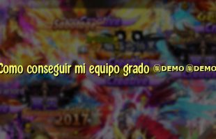 Como conseguir mi equipo grado 11