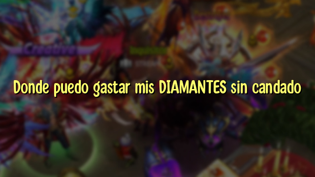 Donde puedo gastar mis DIAMANTES sin candado